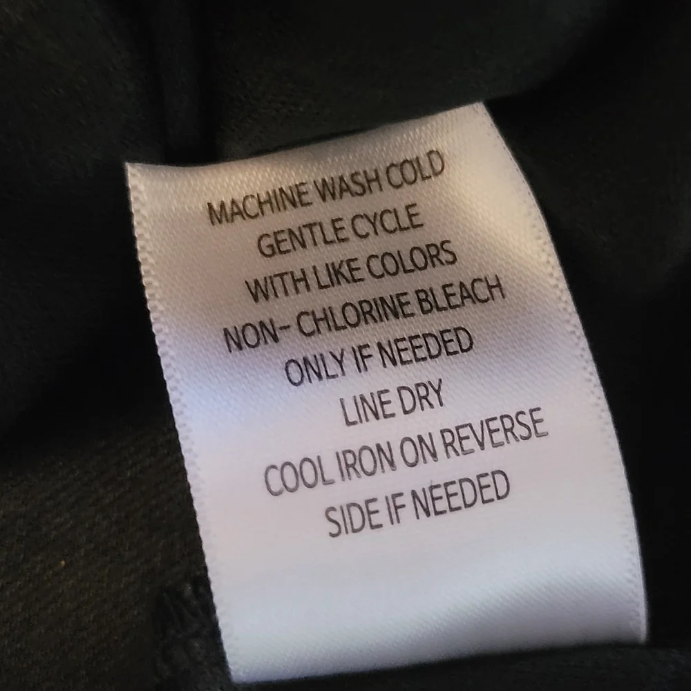 SALE NWT Brannan Metallic Floral Peplum Blouse Long Sheer Sleeve Tie Back M - Picture 13 of 13